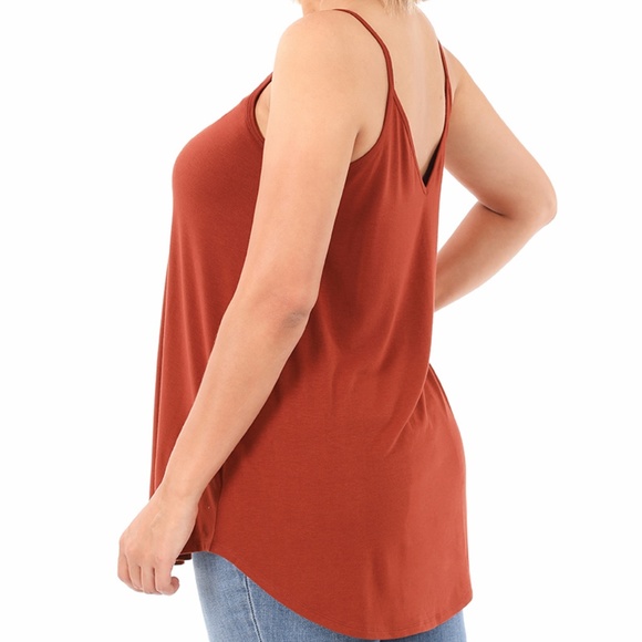 Olive Essential tee flow Cami Tank - Picture 5 of 5